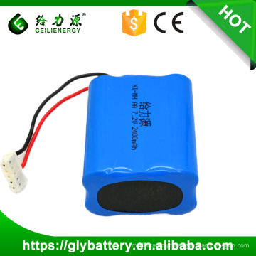 GLE NI-MH 7.2V AA 2400mAh Battery Pack For Vacuum Cleaner